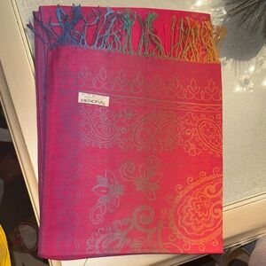 Multicolor, red and pink Paisley Scarf *Brand New in pack!*